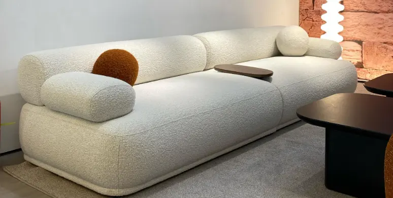 sofa set, ready made furniture , boucle 